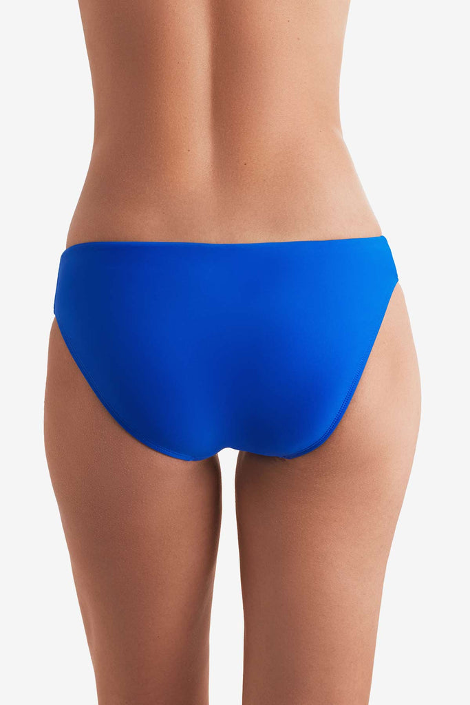 Back of blue swim bottoms