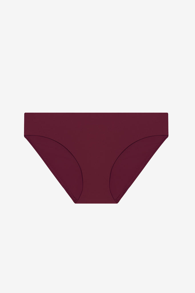 Dark red swim bottoms